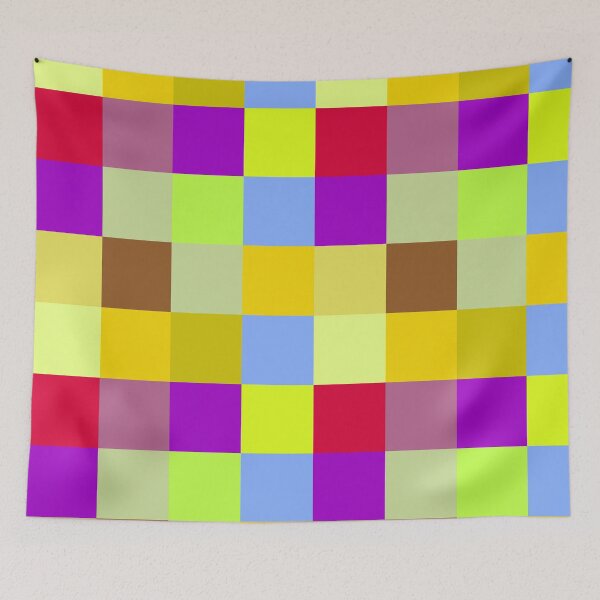 Item preview, Garden Checkers Retro Geometric Pattern designed and sold by JISRH.