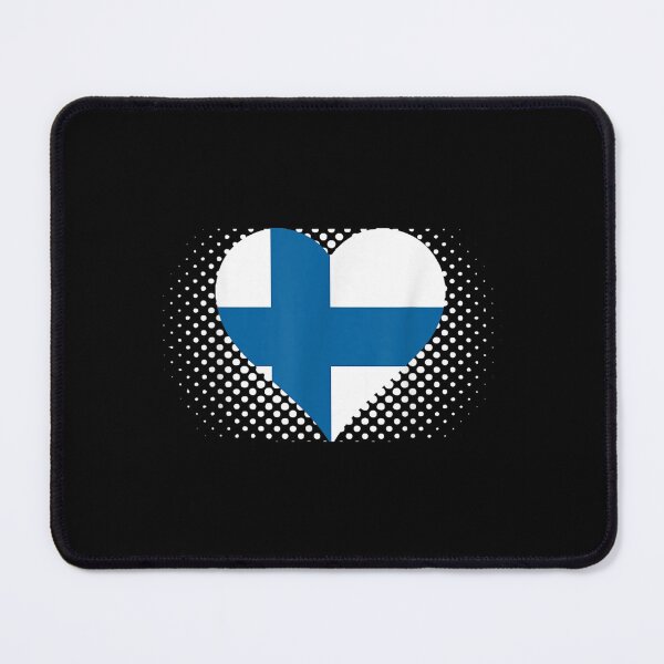 Item preview, Finland Flag Finnish Finns Pride Heart  designed and sold by jennifera11.