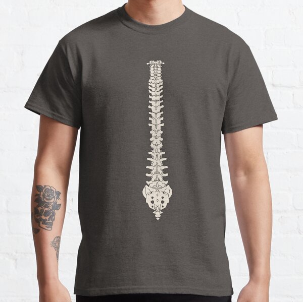 Item preview, Spine Vertebral Column Line Art, Minimalist Posterior View Spine Skeleton Anatomy Medical artwork designed and sold by KatarinaAndCo.