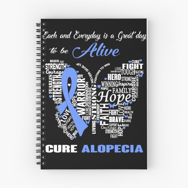 Item preview, Butterfly Ribbon Cure Alopecia Awareness designed and sold by Tadmab.