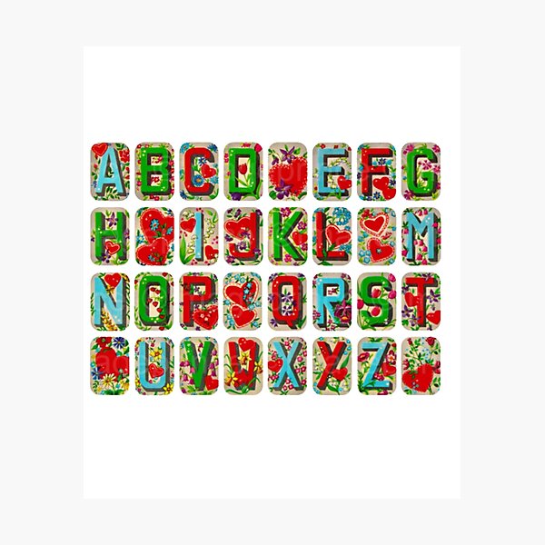 Item preview, ABC Alphabet I Love You English Teacher Valentines Day  designed and sold by StoreRahhal.