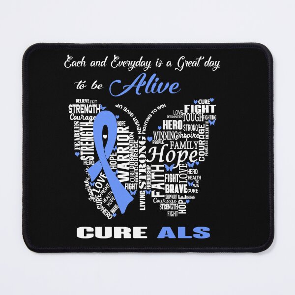 Item preview, Butterfly Ribbon Cure ALS Awareness designed and sold by Tadmab.