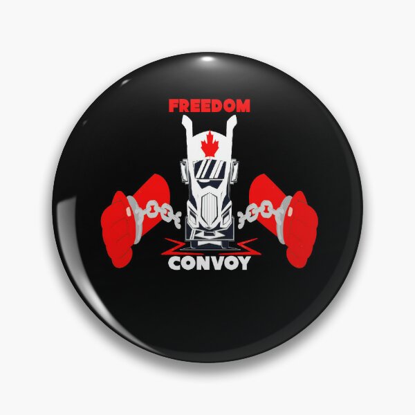 Freedom Convoy 2022 Button Pin Back Flat or Magnets, Support
