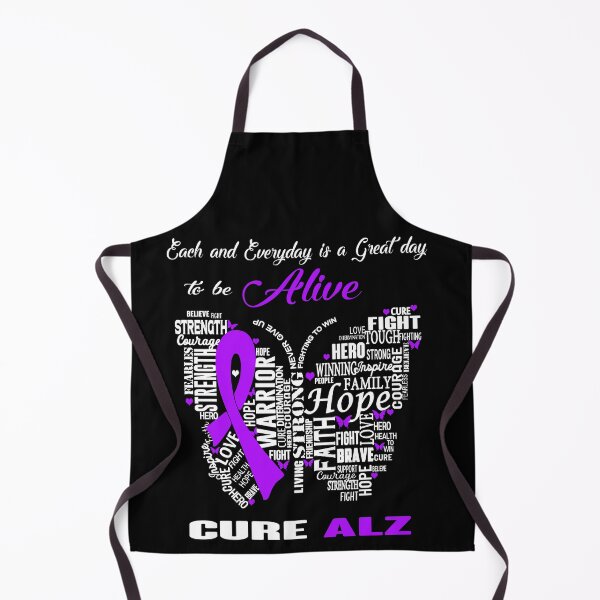 Item preview, Butterfly Ribbon Cure ALZ Awareness designed and sold by Tadmab.