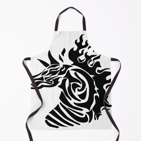Item preview, Tribal horse head flames designed and sold by Crochetamommy.