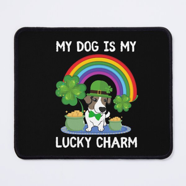 Item preview, My Dog Is My Lucky Charm St Patrick's Day - Lucky Charm Jack Russell TerrierDog Gift designed and sold by BronikowskiART.