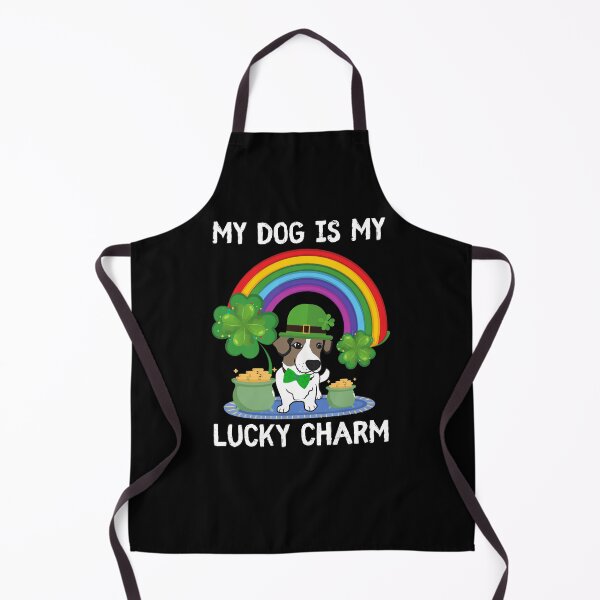 Item preview, My Dog Is My Lucky Charm St Patrick's Day - Lucky Charm Jack Russell TerrierDog Gift designed and sold by BronikowskiART.