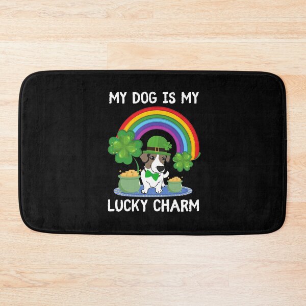 Item preview, My Dog Is My Lucky Charm St Patrick's Day - Lucky Charm Jack Russell TerrierDog Gift designed and sold by BronikowskiART.