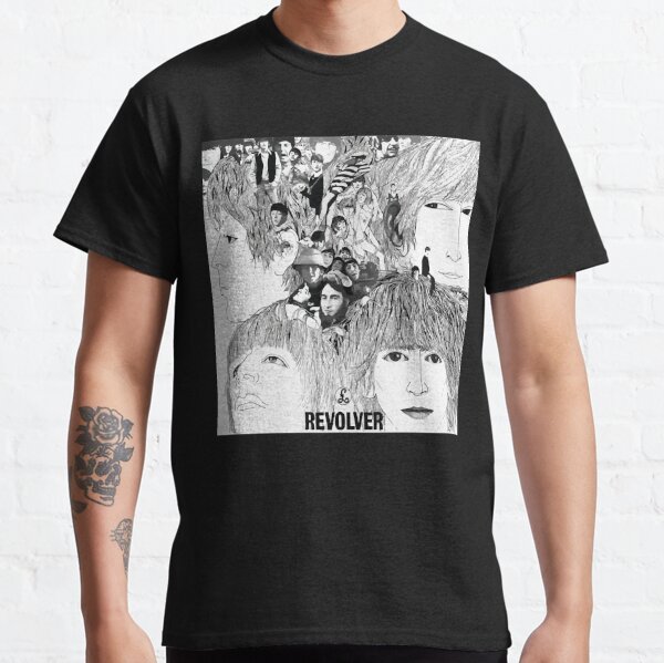 The Beatles - Revolver Album Cover - Grey T-Shirt - Size Large L - NEW  Target