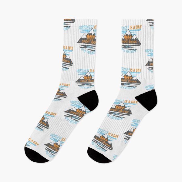 Item preview, Happiness Is A Day Spent Hiking With My Friends Great Hiking Lovers Gift  designed and sold by pedrored369.