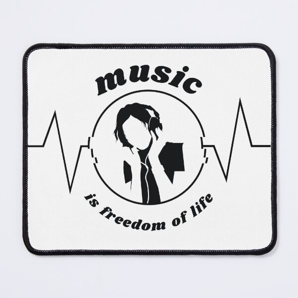 Item preview, Music is freedom of life designed and sold by CamTechMar.