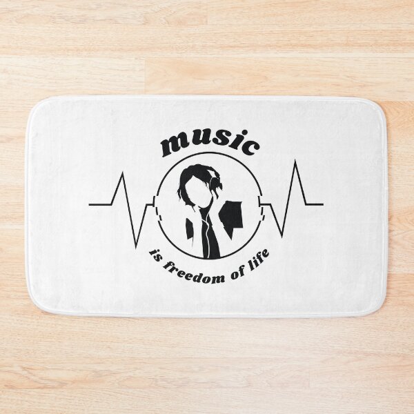 Item preview, Music is freedom of life designed and sold by CamTechMar.