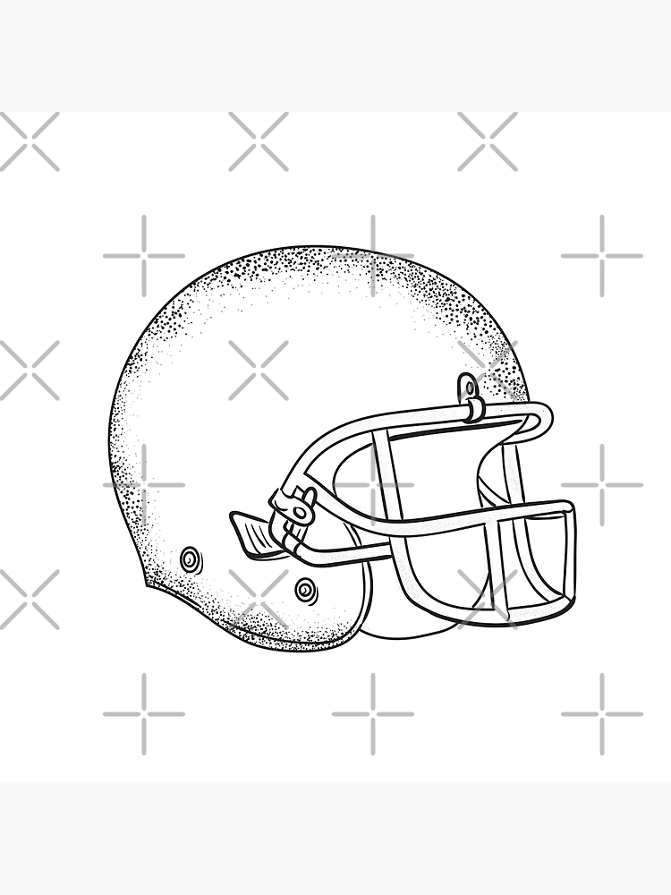 Formation de dessin de casque de football américain' Sac en tissu