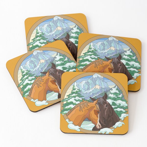 Item preview, The love of horses in the mountains. designed and sold by Karine Dupras.