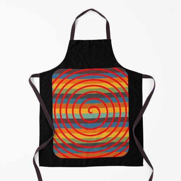 Item preview, Psychedelic Red Spiral Retro Stripe Background designed and sold by artfulnotebook.