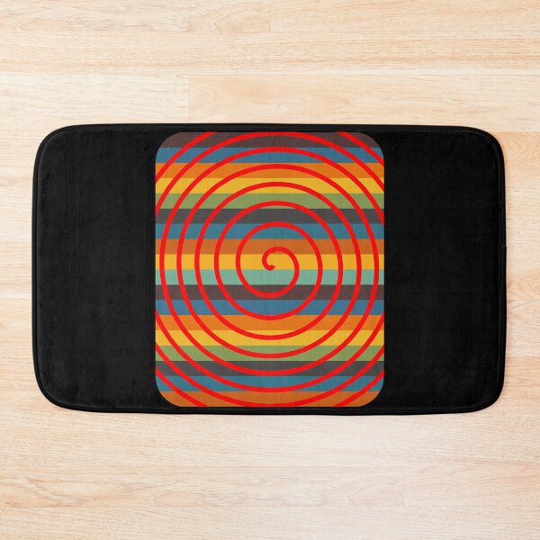Item preview, Psychedelic Red Spiral Retro Stripe Background designed and sold by artfulnotebook.