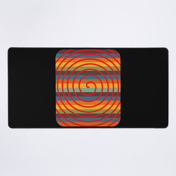 Item preview, Psychedelic Red Spiral Retro Stripe Background designed and sold by artfulnotebook.