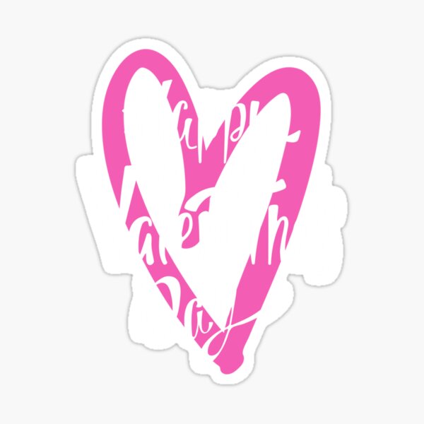 ADESIVI STICKERS ST665 san valentino letter