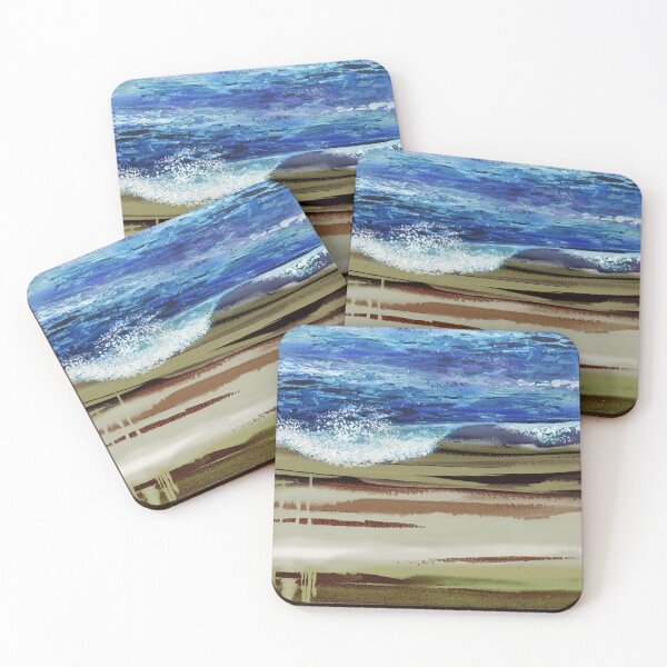 Item preview, Ocean Wave Beach Art Interior Decor Sea Landscape Art II designed and sold by Irina Sztukowski.