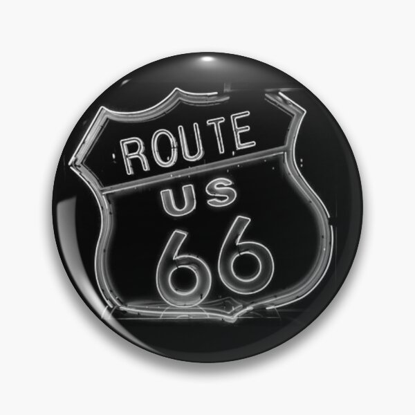 Item preview, Route 66 Neon Black & White Photograph designed and sold by davidbjones254.