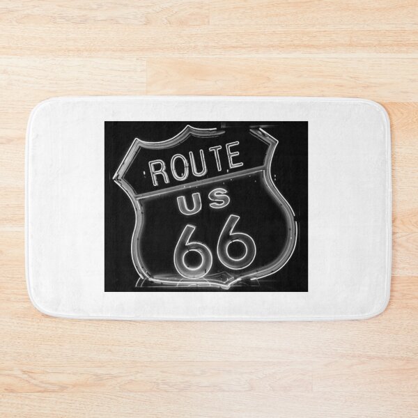 Item preview, Route 66 Neon Black & White Photograph designed and sold by davidbjones254.