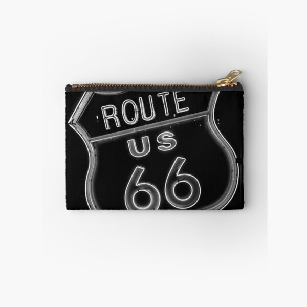 Item preview, Route 66 Neon Black & White Photograph designed and sold by davidbjones254.