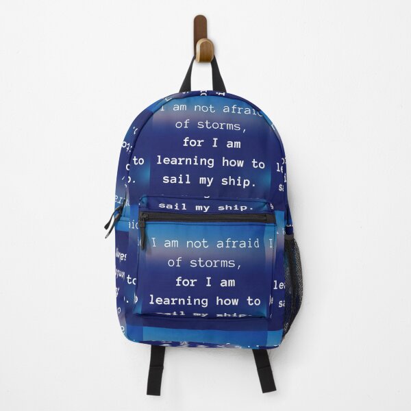 Item preview, Louisa May Alcott Quote | I am learning how to sail my ship designed and sold by WordsToArt.