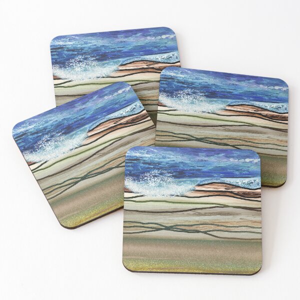 Item preview, Ocean Wave Beach Art Interior Decor Sea Landscape Art V designed and sold by Irina Sztukowski.