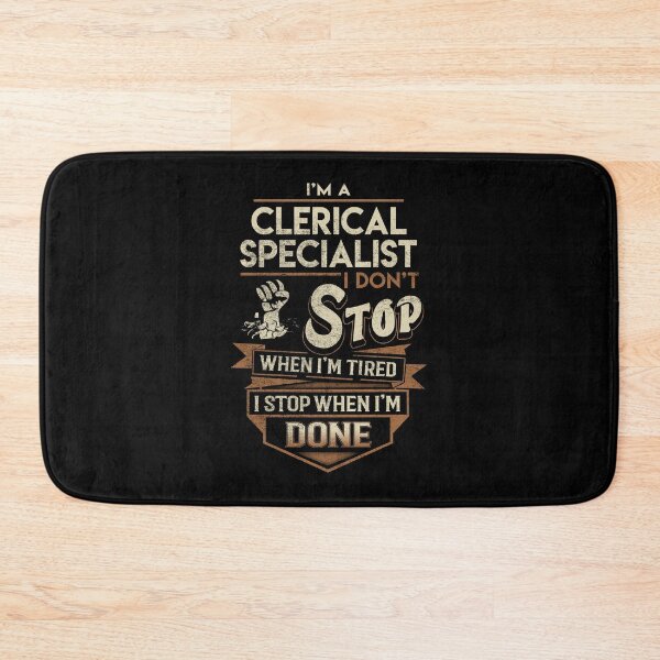 Item preview, Clerical Specialist T Shirt - I Stop When Done Job Gift Item Tee designed and sold by paneczkopat.
