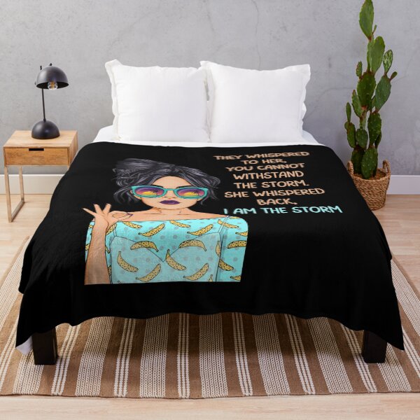 Item preview, I am the storm, Inspirational Gifts For Awesome People who like pop art and quotes about girl power designed and sold by Auntieck.