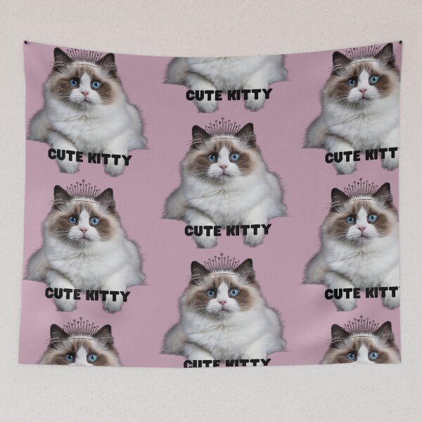 Item preview, Adorable princess cat purring in style designed and sold by EMIPRINCESS.