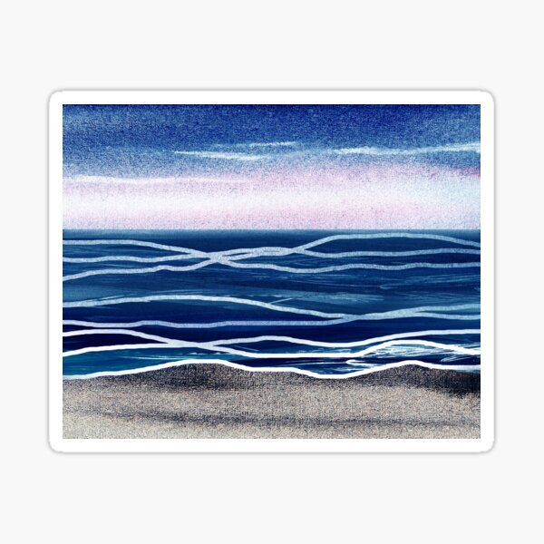Item preview, Ocean Wave Beach Art Interior Decor Sea Landscape Art XVI designed and sold by Irina Sztukowski.
