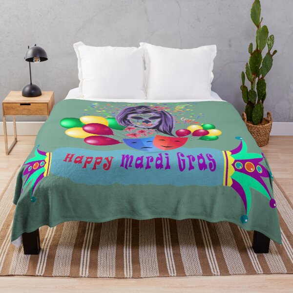 Item preview, Happy Mardi Gras, Annual Carnival, with masks and fireworks. designed and sold by ZEGO-Pixel.