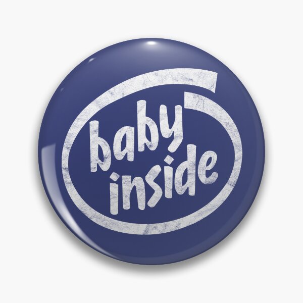 Item preview, Baby Inside - Distressed Design designed and sold by risible.