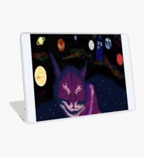 even cats dream of space Laptop Skin
