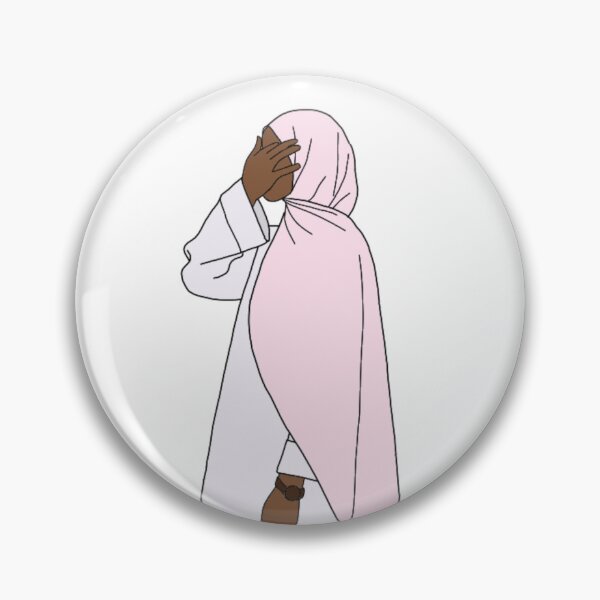 Item preview, Hijabi in Pink designed and sold by The Hijabi Artist.