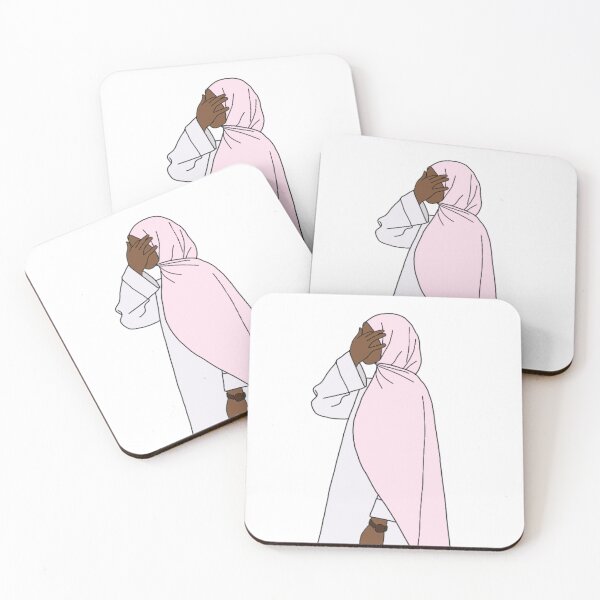 Item preview, Hijabi in Pink designed and sold by The Hijabi Artist.