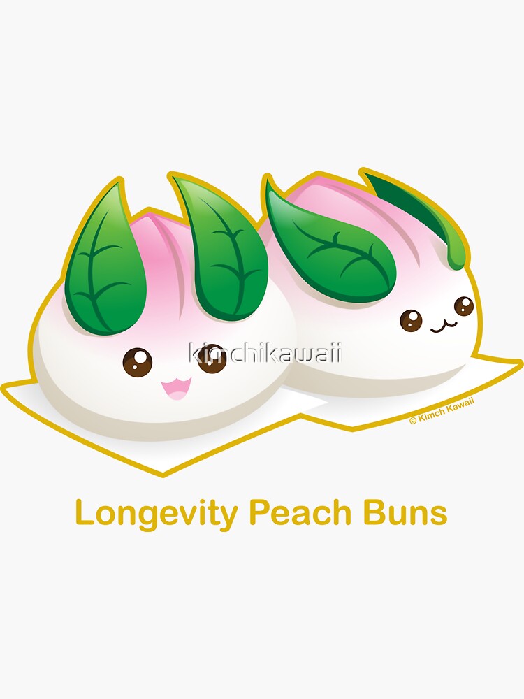 Punny Buns: Peach Bunny Buns by kimchikawaii
