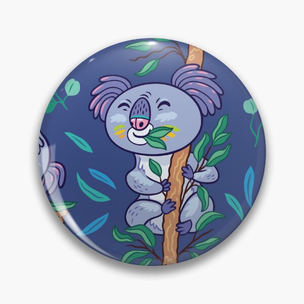 Item preview, koalas in the eucalyptus forest designed and sold by PenguinHouse.