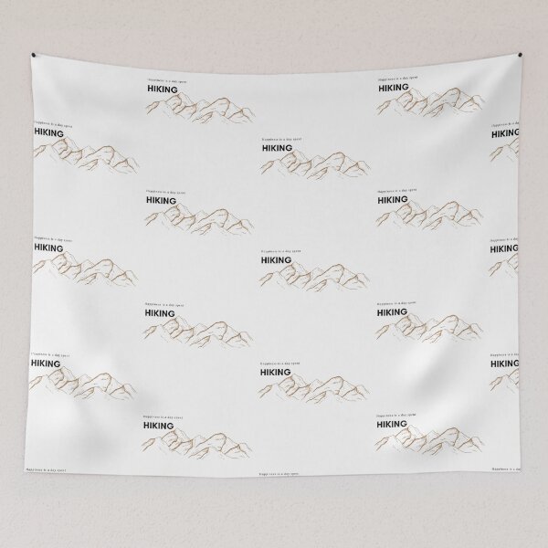 Item preview, Happiness is a Day Spent Hiking  designed and sold by Zandria Kajewski.