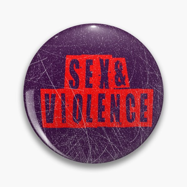 Item preview, Sex & Violence Retro VHS Sticker designed and sold by wildeyemovies.