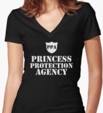 PPA - Princess Protection Agency Women's Fitted V-Neck T-Shirt
