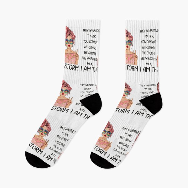 Item preview, I am the storm, Inspirational Gifts For Awesome People who like pop art and quotes about girl power designed and sold by Auntieck.