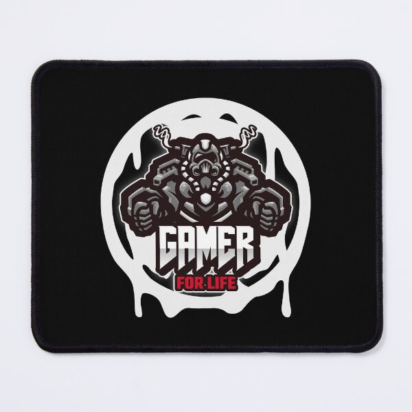Item preview, Gamer for Life with Space Armor Cyborg designed and sold by PRIVARSHU.