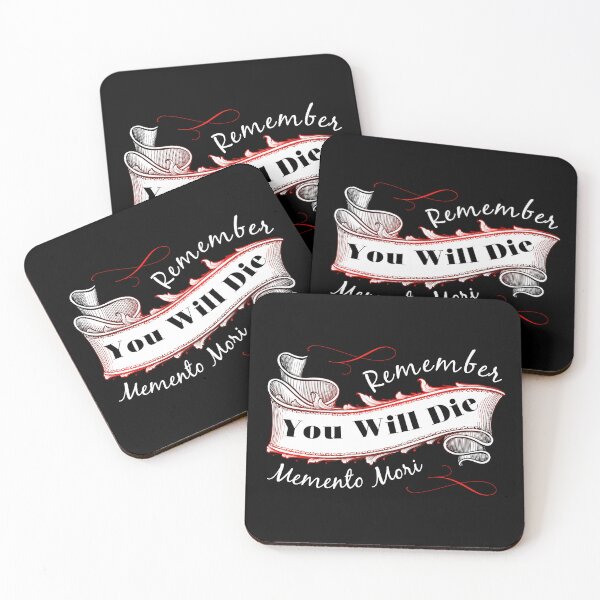Item preview, Memento Mori Quote | Remember You Will Die | Stoic Phrase designed and sold by StoicStreet.