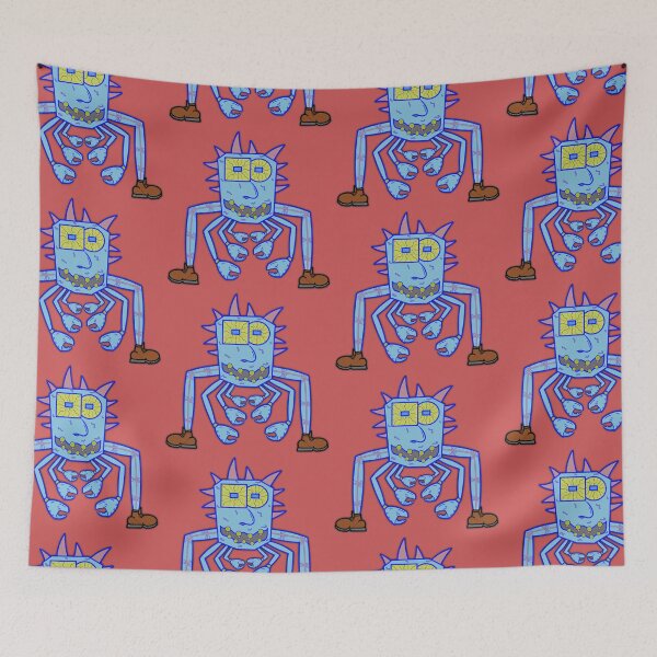 Item preview, Squeenal - Crab Creature - Crab Monster - Rose Background - Fun Pattern designed and sold by Squeenal461.