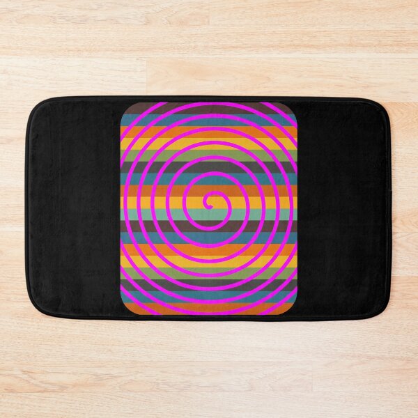 Item preview, Psychedelic Pink Spiral Retro Stripe Background designed and sold by artfulnotebook.