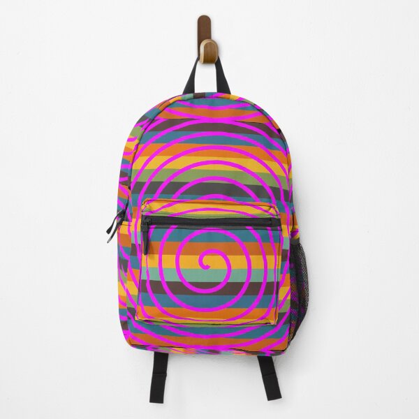Item preview, Psychedelic Pink Spiral Retro Stripe Background designed and sold by artfulnotebook.