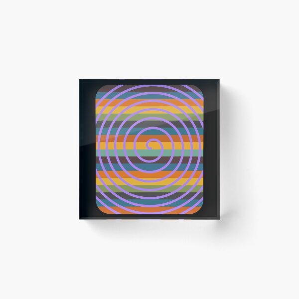 Item preview, Psychedelic Purple Spiral Retro Stripe Background designed and sold by artfulnotebook.