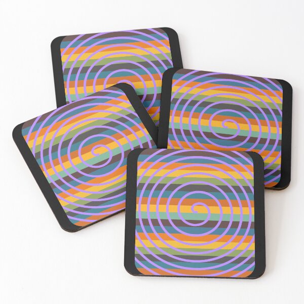 Item preview, Psychedelic Purple Spiral Retro Stripe Background designed and sold by artfulnotebook.